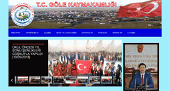 Desktop Screenshot of gole.gov.tr